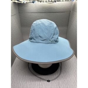 Outdoor Research Kids Blue Sun Hat UPF‎ 30 Wide Brim Adjustable 6-12 Years